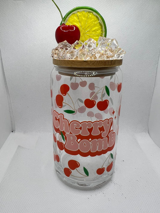Cherry Bomb Iced Lid